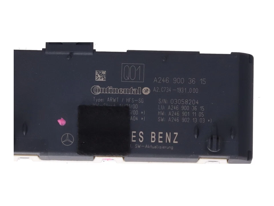 Centralina portellone MERCEDES-BENZ CLA Shooting Brake (X117) CLA 220 CDI 130 - Immagine 3 di 3