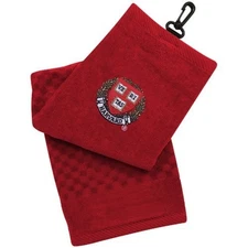 Harvard Crimson Golf Towel - Team Golf  - Embroidered Club Bag Quality