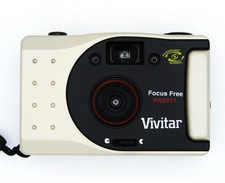 Vivitar PN2011 35mm Film Camera   Focus Free Panoramic Point  Shoot   Vintage