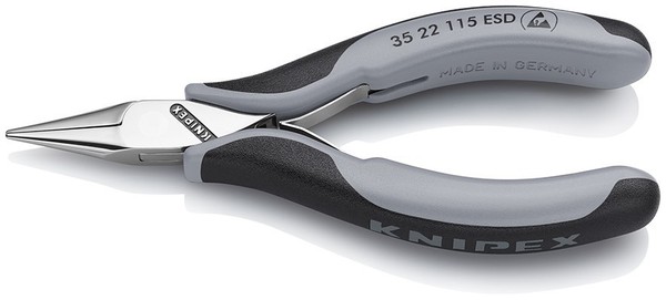 Knipex-Werk Elektronik-Greifzange 35 22 115 Esdsb Rundzangen-image