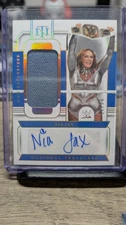 2024 National Treasures WWE Nia Jax #SM-NJX Superstar Material Auto Gold 8/10