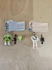 Vintage G.I. Joe Lot Laser Trooper SCI-FI & Snow Cat Driver FROSTBITE With Cards