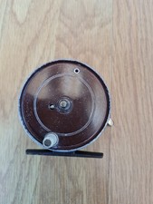 VINTAGE J W YOUNG PATTERN 9 CENTREPIN SPINNING FISHING REEL MADE FOR S ALLCOCK