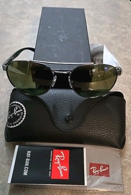   NEW Ray-Ban Unisex RB3736CH 926960 (CHROMANCE) Polarized 56 mm Sunglasses