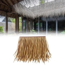 Artificial Palm Thatch Roof Sturdy Grass Skirting Roof for Party Deck Fences