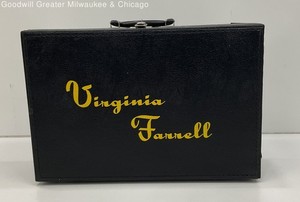 Vintage Hard Sided Hand Painted Luggage