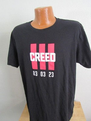 Creed 3 Men's Movie Rocky Sequel Promotional T Shirt Fits Slimmer Large!