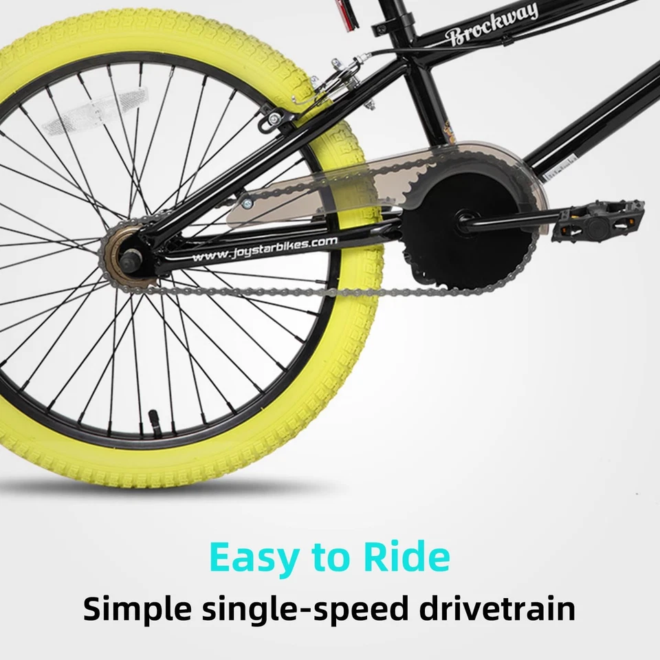 Bicicleta BMX Freestyle de 20 pulgadas para niños para 6 7 8 9 10 años niños niñas y... Foto 3 de 4