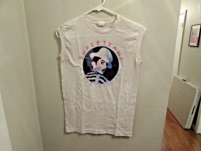 Supertramp 1983 Sleeveless Concert Tee Shirt Sz M