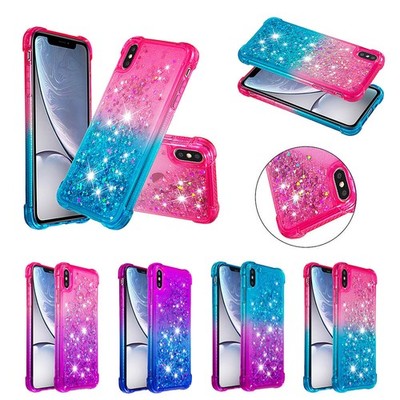 Flüssiges Glitzer Glitter Liquid Schutz HandyHülle Case Silikon TPU Tasche Etui