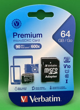 Verbatim 44084 64GB microSDXC Memory Card/Adapter