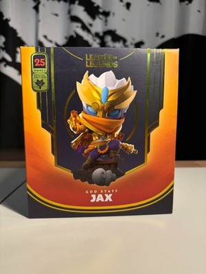 Riot Games League of Legends God Staff Jax FIGURE NEW w/Official Auth Card