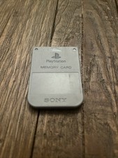 Sony PlayStation OEM Official 1 PS1 PSX Memory Card GRAY