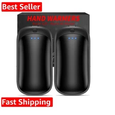 Rechargeable 2 Pack Hand Warmers — USB Electric Reusable 2‑in‑1 Handwarmers f...