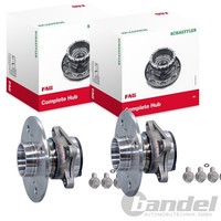 2X Fag RADLAGER-SATZ Hinten Passend FÜR CitroËN C1 Peugeot 107 108 Toyota Aygo