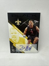 Zack Baun 2020 Panini Black 1/5 1/1 Rookie Auto Gold Prizm SP RC Saints X