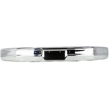 1-piece Front Bumper For Ford F-150 1980-1986 W Impact Strip Bright
