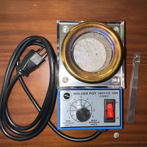 Solder Pot, 150W 110V, Titanium Plate, Capacity 500G, max temp 480 C