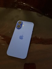 Apple iPhone 16 128GB, Unlocked, Blue, MYAT3LL/A