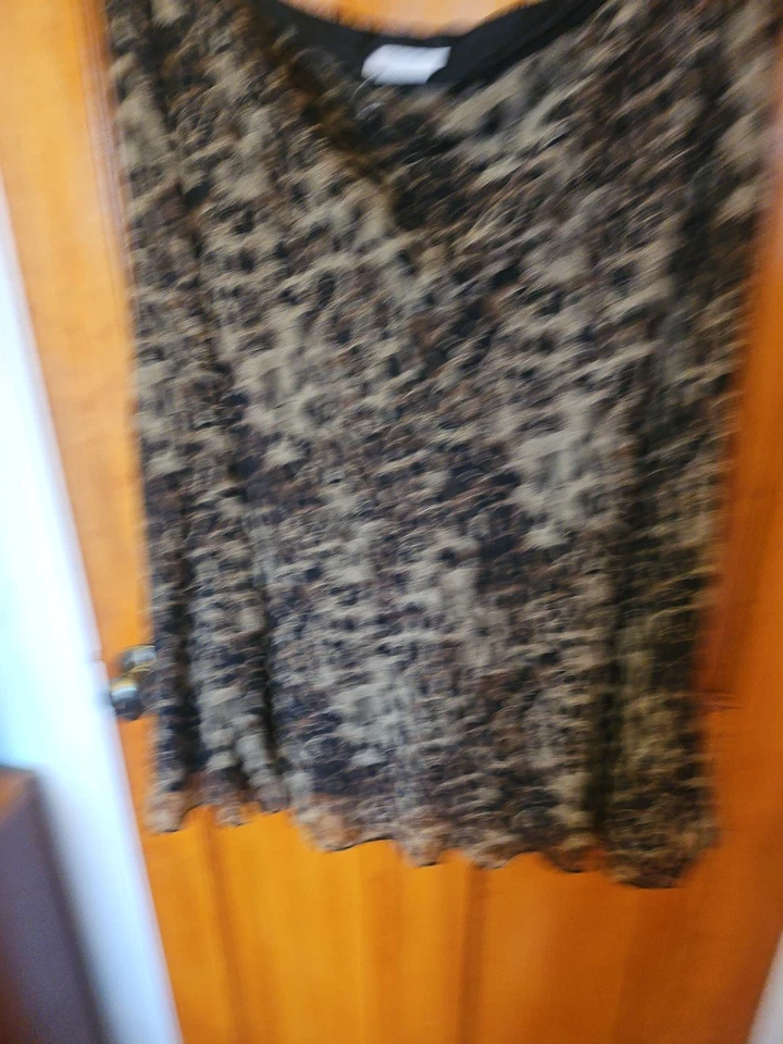Charter Club 100% Silk Lined Animal Print Skirt Size 24W NWOT   - Image 3 of 4