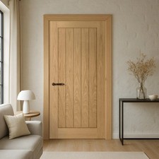 B-Grade Oak Internal Unfinished Cottage Door (BGR-IOCOTT)
