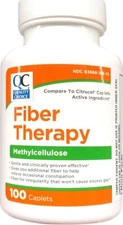 Quality Choice Fiber Therapy Caplets 100 Ct