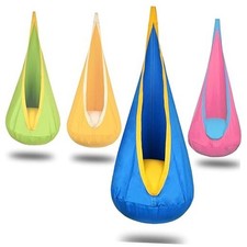 Kids Pod Swing Hanging Seat Child Hammock Chair Indoor and Outdoor Sensory Blue