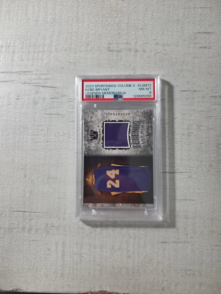 2023 Sportkings Volume 4 Kobe Bryant Lendends Memorabilia #LSM72 PSA8 - Image 3 of 3