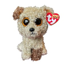 Ty Beanie Boos Root Beer the Dog #82 Retired 6" Glitter Eyes Brand New w/ Tag
