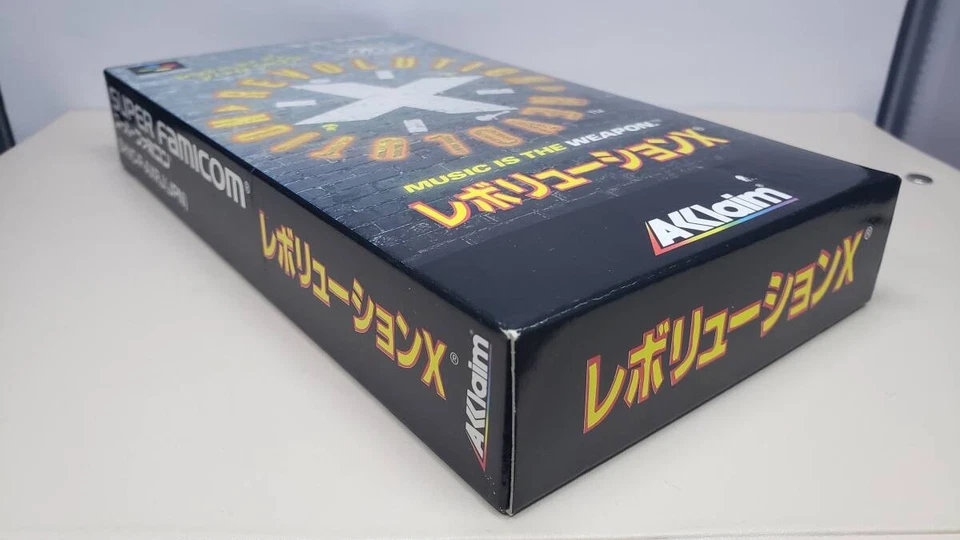 REVOLUTION X Nintendo Super Famicom Japan Import Free shipping FedEx DHL Tested - Image 3 of 4