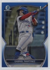 2023 Bowman Chrome Prospects Blue Refractor 131/150 Gabriel Martinez #BCP-45 0l1