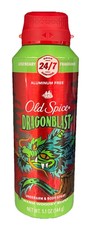 Old Spice Dragonblast Underarm  Body Spray  Full Size 5.1 fl oz  BRAND NEW