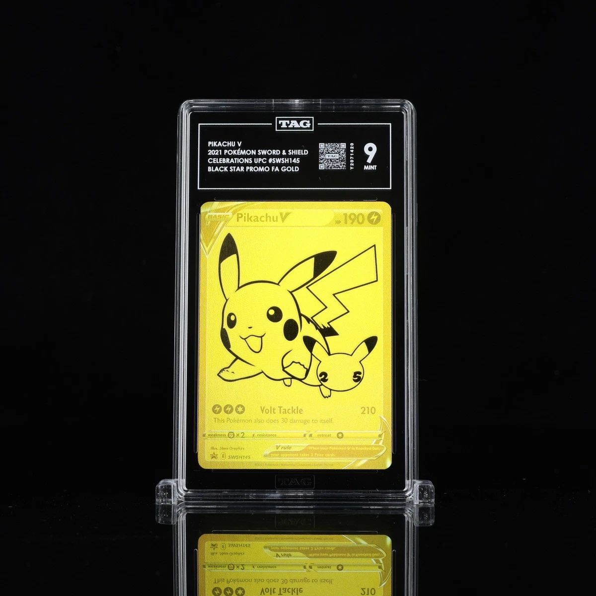 Pokémon TCG Grade 9 Pikachu Individual Collectible Card Game Cards