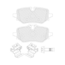 Satz Bremsbeläge Bremsklötze hinten für Mini J05 J01 U25 id57734