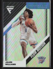 Jalen Williams 2022-23 Panini Flux #1 Flow Motion Silver Oklahoma City Thunder