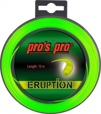Pros Pro Tennissaite ERUPTION NEON-GRÜN 12m Set Saite Durchmesser Top Preis