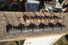 2 x Original Jugendstil Kleiderhaken Hakenleiste Garderobe 1920er antik Vintage