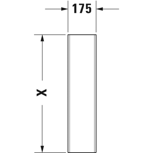 Duravit ME by Starck Ceramic Pedestal Leg for 233555, 233560, 233565 Wash - Bild 2 von 5