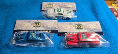 HOT WHEELS 35TH COLLECTOR CONVENTION TAIL DRAGGERS RED WHITE BLUE CODE 3 BAGGIE