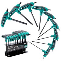 Torx-SchlüSselsatz T-Griff Set 9-Teilig T10-T50 Cr-V Stahl Reparatur Werkzeug