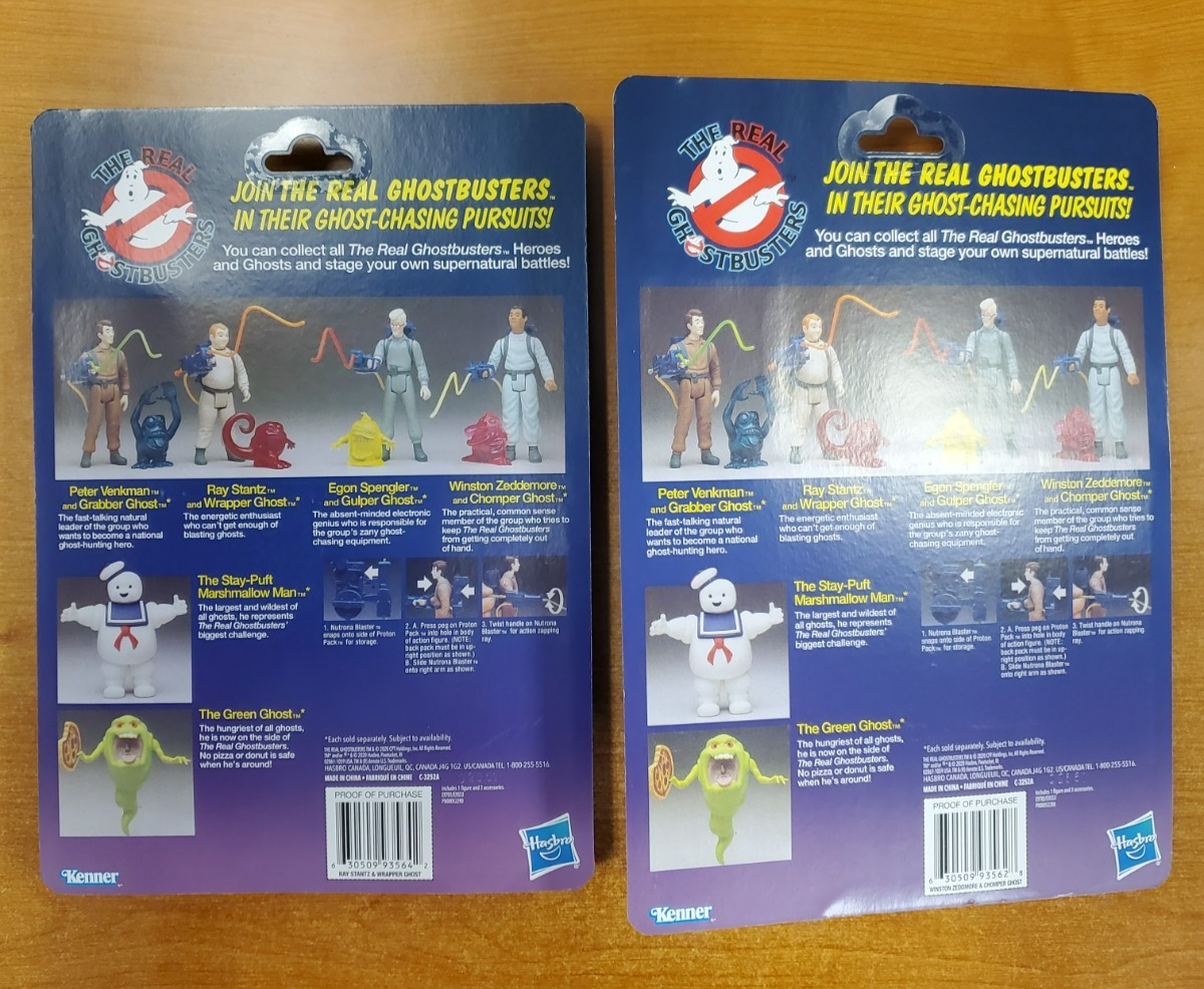 2 Pack: The Real Ghostbusters Ray Stantz & Winston Zeddemore