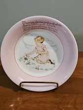 PARAGON  1930's PLAYTIME SERIES 5 1/2" CHILD'S pink BOWL Eileen Soper ENGLAND