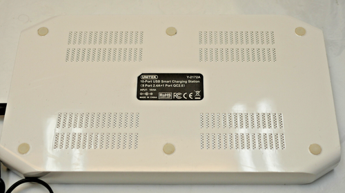 UNITEK 60W 10-Port USB Smart Charging Station Y-2172A - Picture 3 of 4