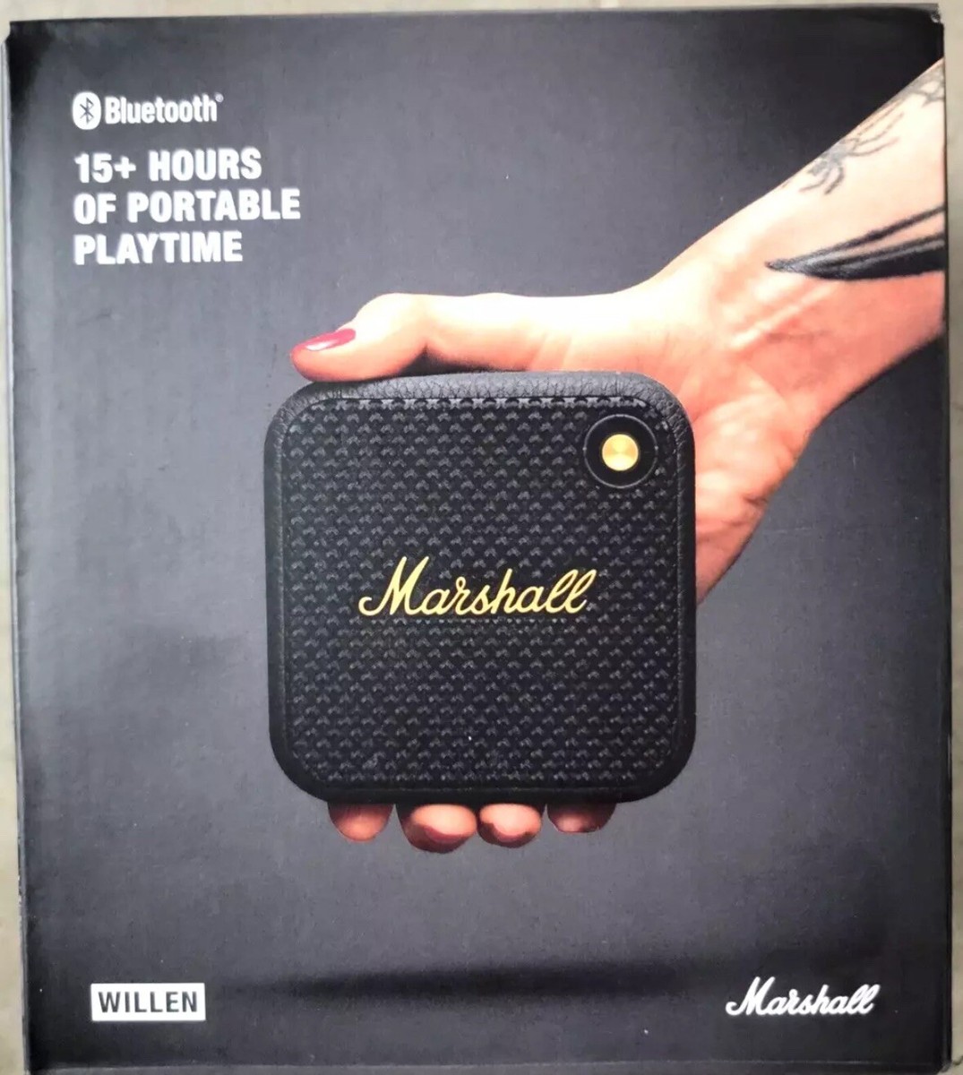 Marshall Willen Bluetooth Portable Speaker - Black (1006059