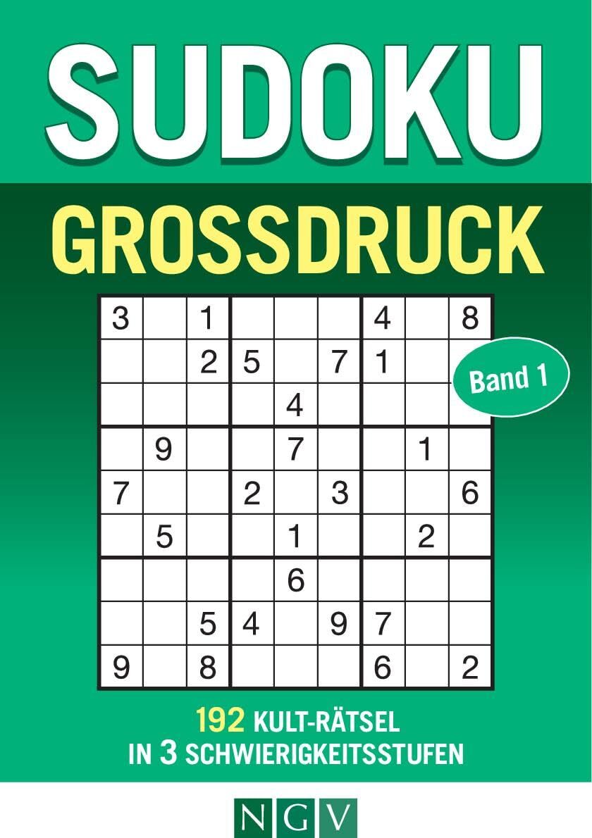 Sudoku Gro? druck - Band 1 Toy NUOVO