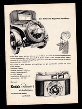 3w8981/ Reklame von 1958 &ndash; Fotoapparat KODAK Retinette 1