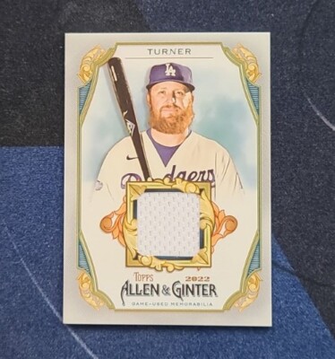 2022 Topps Allen & Ginter Justin Turner Jersey Relic Card #AGRB-JT 