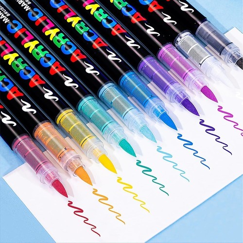 Straight Liquid Acrylic Marker Markers for Coloring Books Water-Based Valentines - Picture 30 of 56