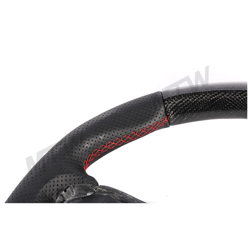 Volante de fibra de carbono para Mercedes Benz AMG C43 C63 A35 A45 S 2019-2023 - Imagen 10 de 10