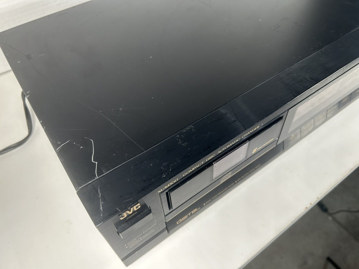 JVC XL-M300 6 CD Changer Player HiFi Stereo | Black | 1988 JVC XL-M300 6 CD Changer Player HiFi Stereo | Black | 1988